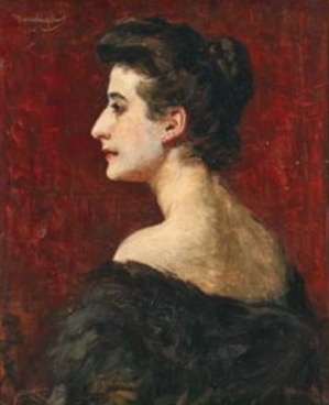 A Woman, 1909 (Heinrich Rauchinger) (1858-1942)